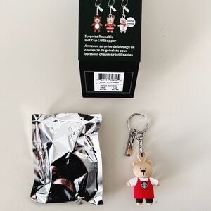 Starbucks 2025 Holiday BEARISTA (Red Apron) Bear Lid Stopper Blind Box